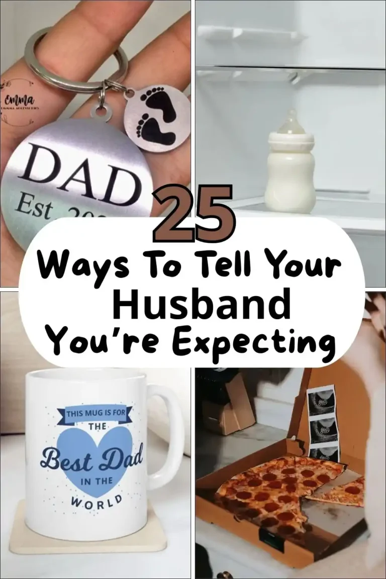 25 Ways to Tell Your Husband You’re Expecting