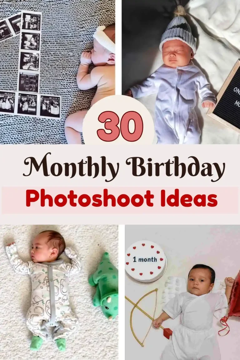 1 Month Baby Photoshoot Ideas at Home