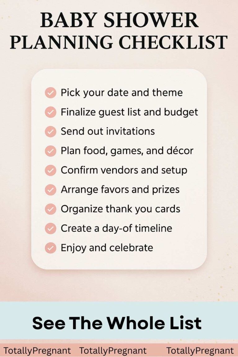 The Ultimate Baby Shower Planning Checklist
