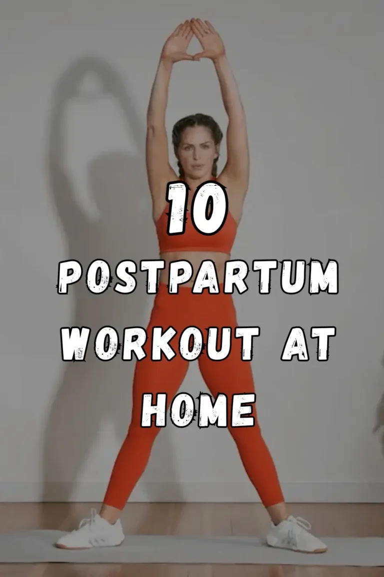 10 Postpartum Workout at Home – Body Exercises After Baby
