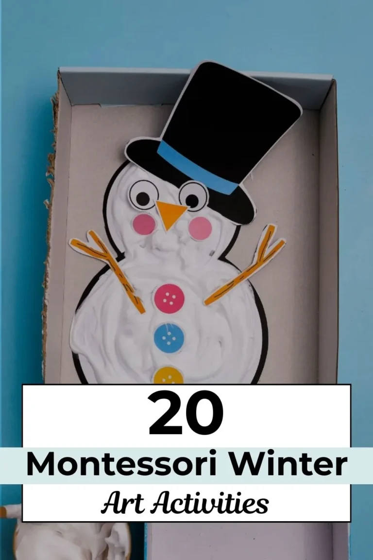 20 Montessori Winter Art Activities | Simple Seasonal Creativity for Kids