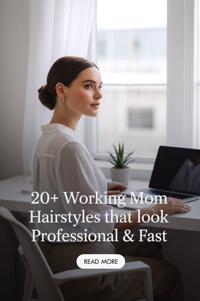 20+ Working Mom Hairstyles That Look Professional & Fast