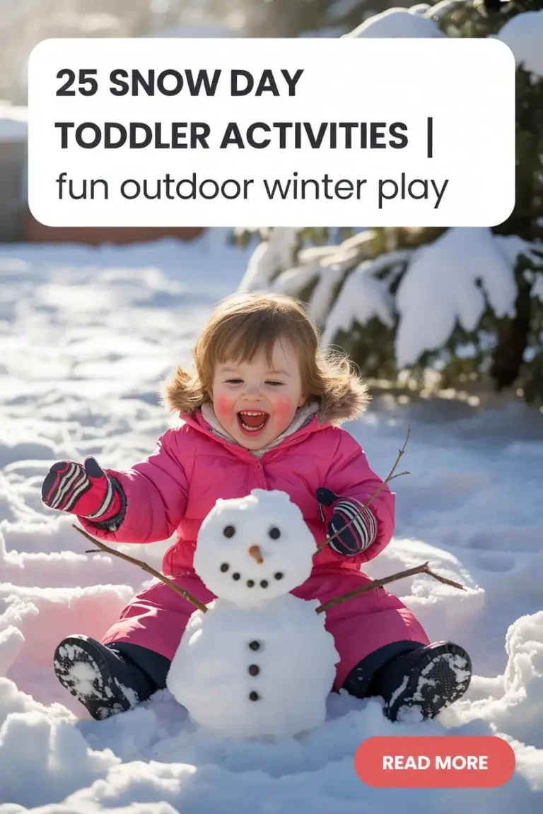 20 Snow Day Toddler Activities | Fun Indoor & Outdoor Winter Play