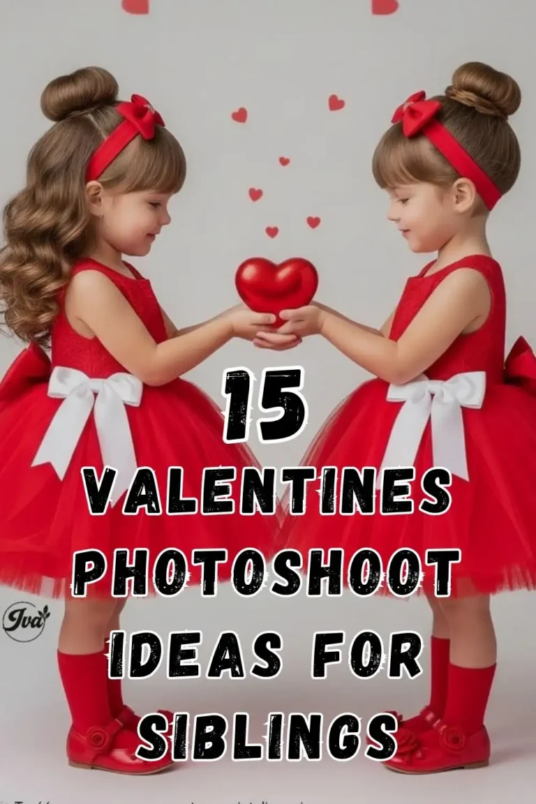 15 Valentine’s Photoshoot Ideas for  Siblings