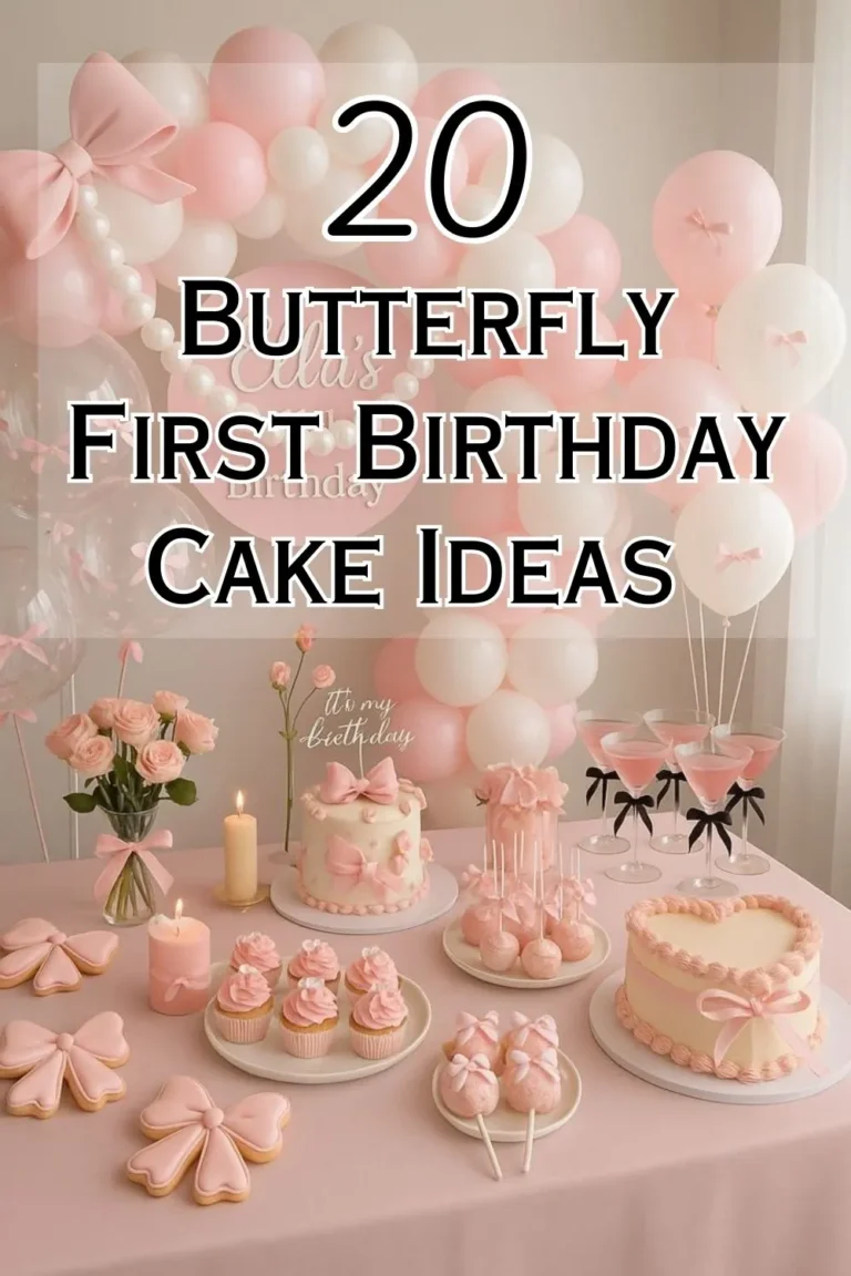 20 Butterfly First Birthday Cake Ideas