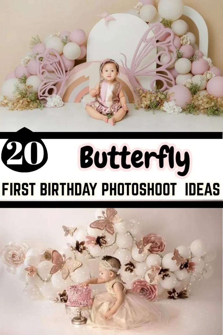 20 Butterfly First Birthday Photoshoot Ideas