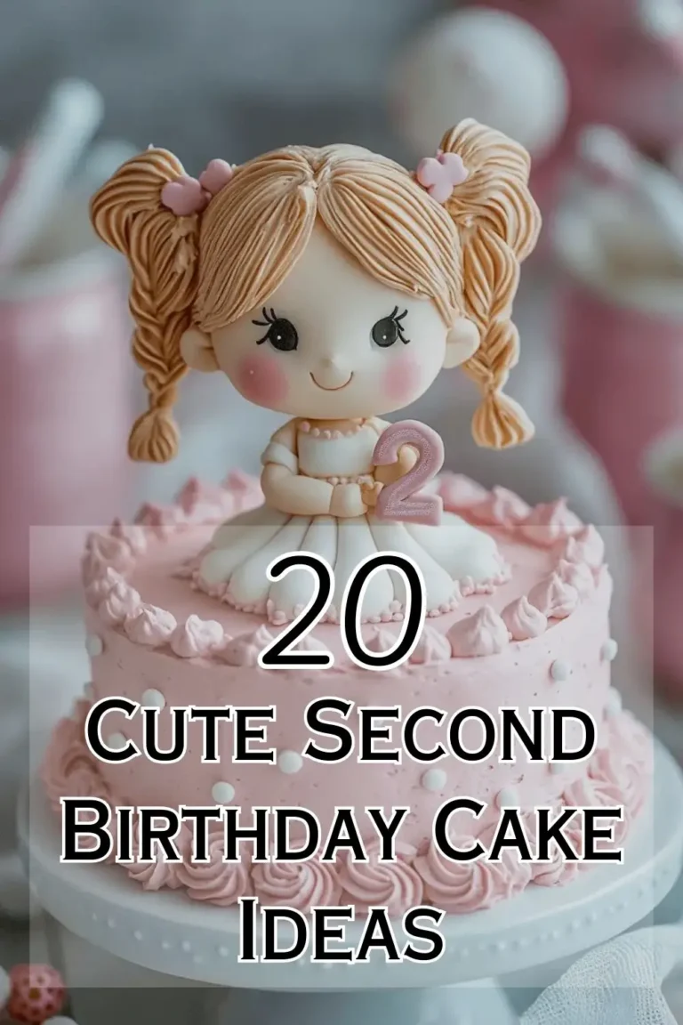 20 Cute Second Birthday Cake Ideas