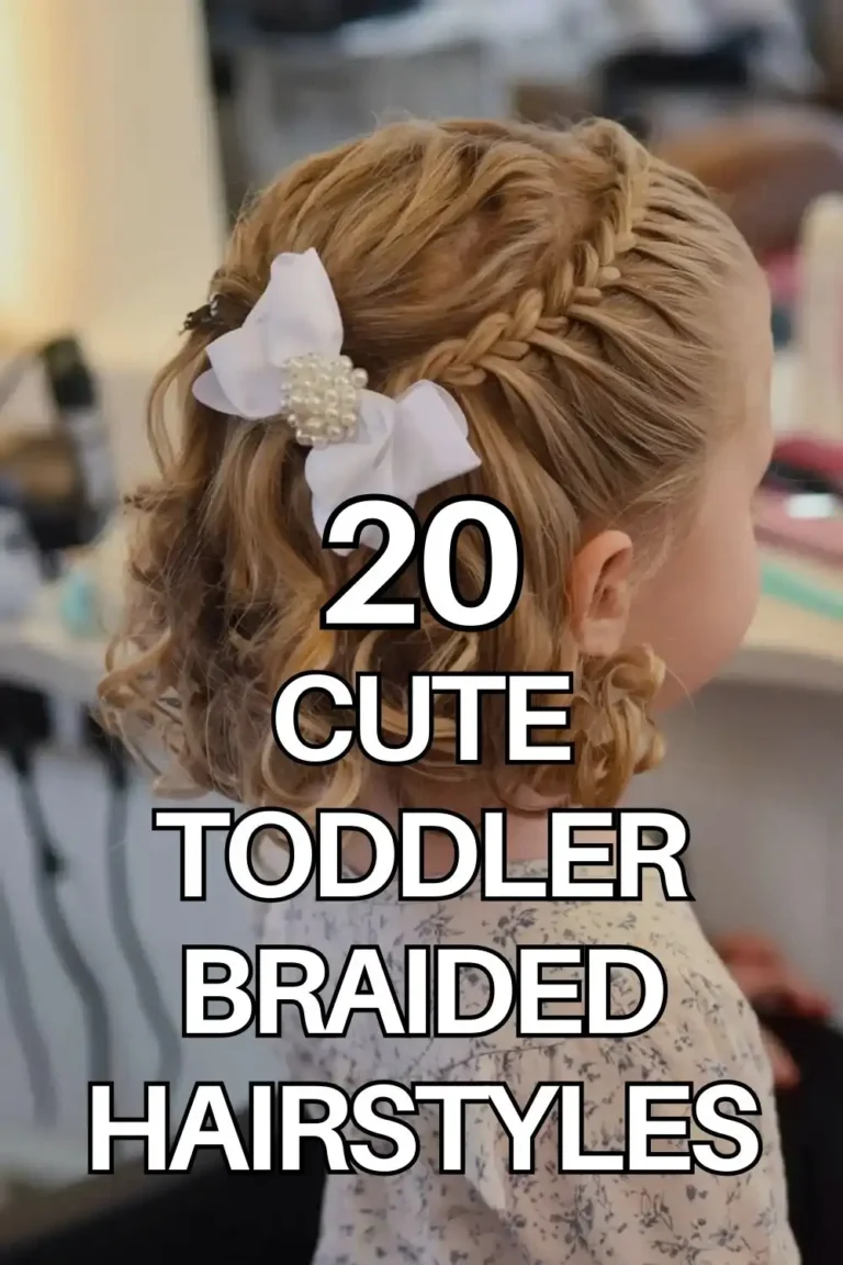 20 Cute Toddler Braided Hairstyles: Beads, Bubble Braids, Ponytails