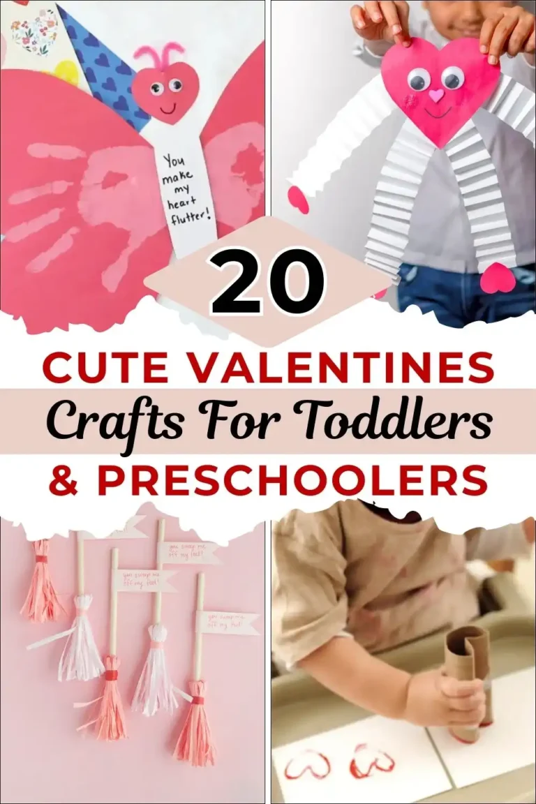 20 Cute Valentine’s Crafts For Kids – February Crafts