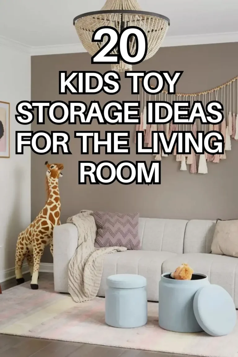 20 Kids Toy Storage Ideas for the Living Room